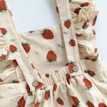 【66-90cm】ロンパース ベビー おしゃれ いちご総柄 - 画像 (7)
