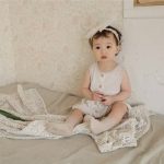 【73-100cm】オールインワン ベビー ナチュラル 前開き - 画像 (5)