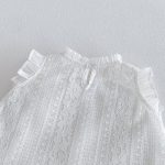 【73-120cm】セットアップ ベビー 女の子 フリル スリーブ レース - 画像 (6)
