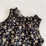 【66-100cm】セットアップ ベビー ノースリーブ 小花柄 - 画像 (9)