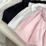 【73-120cm】ショートパンツ ベビー 女の子 可愛い リボン付き - 画像 (10)