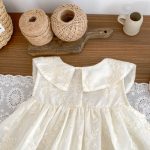 【73-120cm】ワンピース ベビー 女の子 チェリー フラワー刺繡 - 画像 (12)