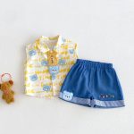 【73-110cm】ショートパンツ ベビー カートゥーン プリント - 画像 (12)