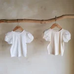 【66-100cm】シャツ or ロンパース ベビー パフスリーブ - 画像 (5)