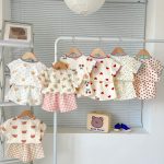 【66-100cm】セットアップ 可愛い クマ柄 コットン 可愛い - 画像 (15)