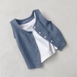 【73-100cm】セットアップ ベビー デニム 無地 通園・お出かけに - 画像 (17)