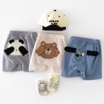 【73-100cm】ショートパンツ 可愛い パンダ - 画像 (2)