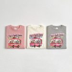 【80-130cm】半袖Tシャツ アニマル ファミリーがバスで冒険 - 画像 (3)