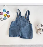 【73-100cm】セットアップ ベビー シャツ＆サロペット おしゃれ - 画像 (9)