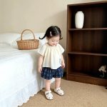 【73-120cm】ブラウスorショートパンツ 可愛い パフスリーブ - 画像 (5)
