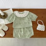 【66-100cm】セットアップ フリル ニット ナチュラル - 画像 (15)
