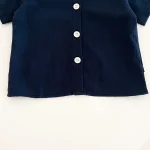 【80-130cm】セットアップ ベビー セーラー風  ナチュラル - 画像 (16)