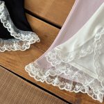 【73-100cm】パンツ ベビー レース フリル スリット 九分丈 - 画像 (14)