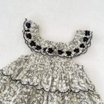 【73-120cm】ワンピース ベビー 女の子 フローラル 刺繍 ノースリーブ - 画像 (11)