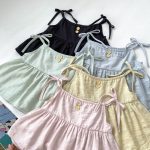 【73-120cm】セットアップ ベビー 女の子 キャミソール＆ワイドパンツ - 画像 (10)