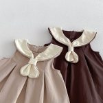 【73-120cm】ワンピース ベビー ノースリーブ レトロ - 画像 (20)