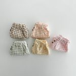 【80-130cm】ショートパンツ チェック 履きやすい ボトムス - 画像 (13)