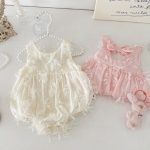 【66-90cm】ロンパース ベビー おしゃれ お姫様風 - 画像 (3)