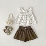 【73-110cm】セットアップ ベビー 小花柄 ゆったり