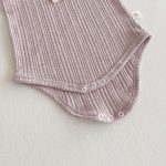 【66-90cm】キャミロンパース ベビー レース ダブルボタン - 画像 (15)