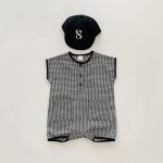 【66-90cm】ロンパース ギンガム チェック ノースリーブ - 画像 (13)