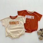 【66-90cm】ロンパース ベビー アルファベットプリント - 画像 (3)