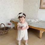 【73-100cm】オールインワン ベビー ナチュラル 前開き - 画像 (4)