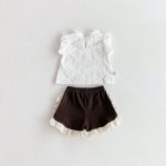 【73-100cm】セットアップ ベビー おしゃれ 韓国風 レース - 画像 (4)