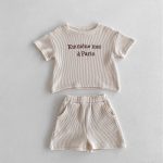 【66-100cm】セットアップ Emmene ワッフル - 画像 (4)