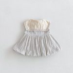 【73-110cm】ワンピース ベビー ストライプ セーラー - 画像 (4)