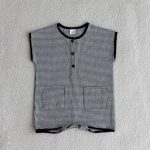 【66-90cm】ロンパース ギンガム チェック ノースリーブ - 画像 (14)