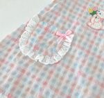 【73-100cm】ワンピース ベビー ノースリーブ チェック うさぎ - 画像 (7)