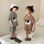 【80-150cm】セットアップ キッズ服 韓国風 カジュアル アイズ - 画像 (5)