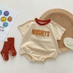 【66-90cm】ロンパース ベビー アルファベットプリント - 画像 (6)