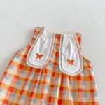 【73-120cm】セットアップ or サロペット ベビー 女の子 カラフル チェック - 画像 (14)