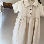 【80-150cm】セットアップ or ワンピース キッズ服 ナチュラル - 画像 (15)