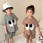 【80-150cm】セットアップ キッズ服 韓国風 カジュアル アイズ - 画像 (6)
