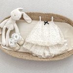 【73-120cm】セットアップ ベビー 女の子 ふわふわ ドット トップス＆ブルマ - 画像 (3)