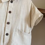 【80-150cm】セットアップ or ワンピース キッズ服 ナチュラル - 画像 (16)