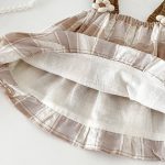 【73-100cm】セットアップ ベビー キャミチェックトップス&バルーンパンツ - 画像 (10)
