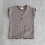 【66-90cm】ロンパース ギンガム チェック ノースリーブ - 画像 (17)