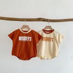 【66-90cm】ロンパース ベビー アルファベットプリント - 画像 (5)