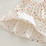 【73-120cm】セットアップ ベビー 女の子 ハート ノースリーブ - 画像 (12)
