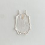 【66-90cm】キャミロンパース ベビー レース ダブルボタン - 画像 (8)