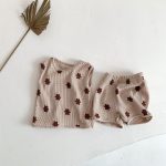 【66-90cm】セットアップ クマ柄 ワッフル - 画像 (12)