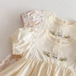 【73-110cm】ワンピース ベビー おしゃれ 花柄 - 画像 (16)