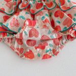 【66-90cm】ロンパース ベビー ワンピース風 蝶結び ハート - 画像 (13)