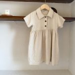 【80-150cm】セットアップ or ワンピース キッズ服 ナチュラル - 画像 (14)