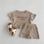 【66-100cm】セットアップ Emmene ワッフル - 画像 (12)