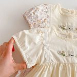 【73-110cm】ワンピース ベビー おしゃれ 花柄 - 画像 (18)